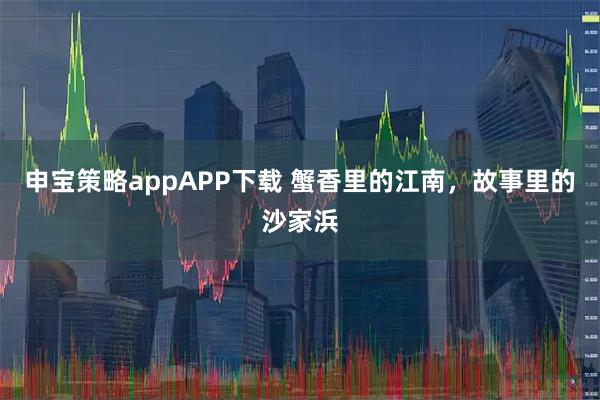 申宝策略appAPP下载 蟹香里的江南，故事里的沙家浜